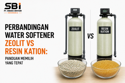 perbandingan water softener zeolit vs resin kation