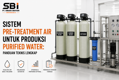 sistem pretreatment purified water farmasi